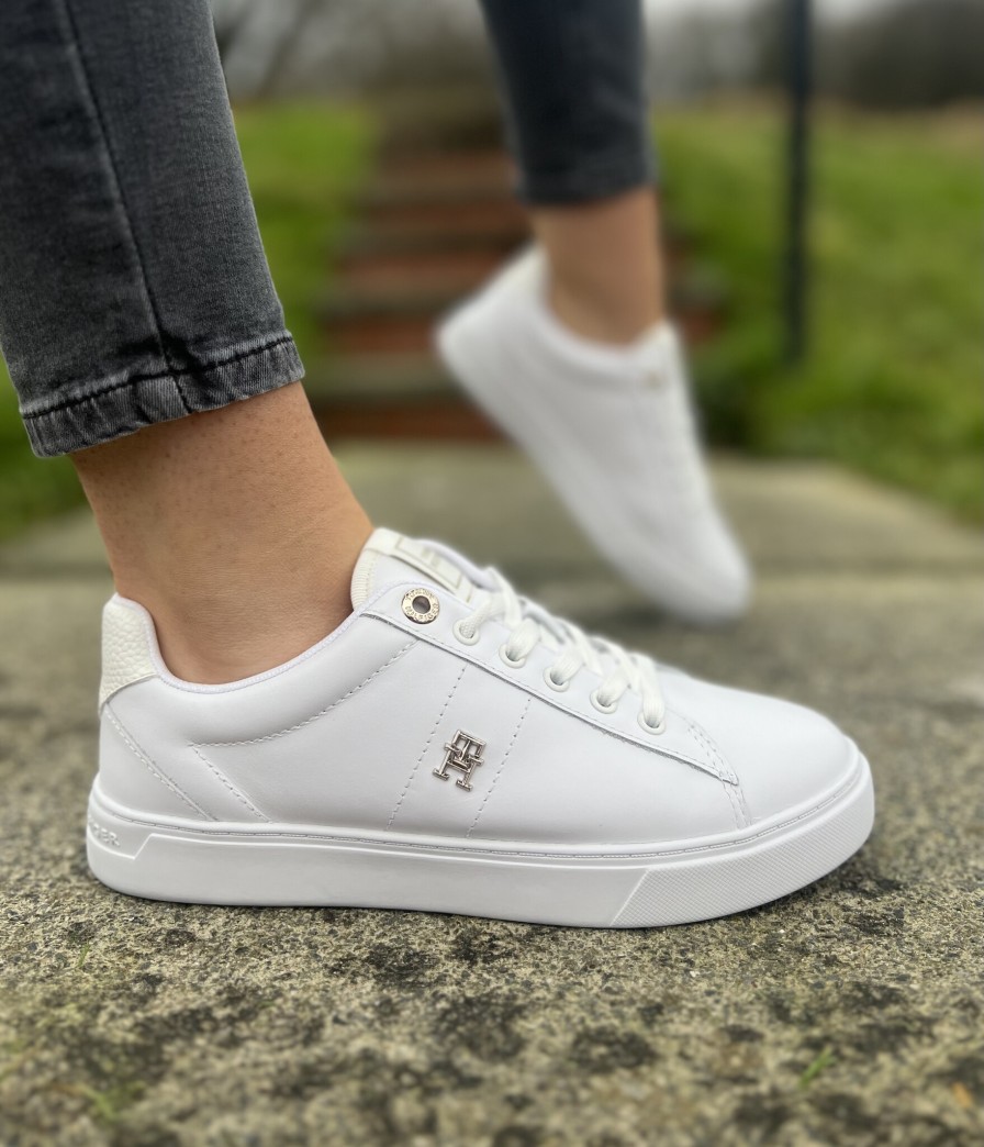 Ladies Tommy Hilfiger | Essential Elevated Court Sneaker