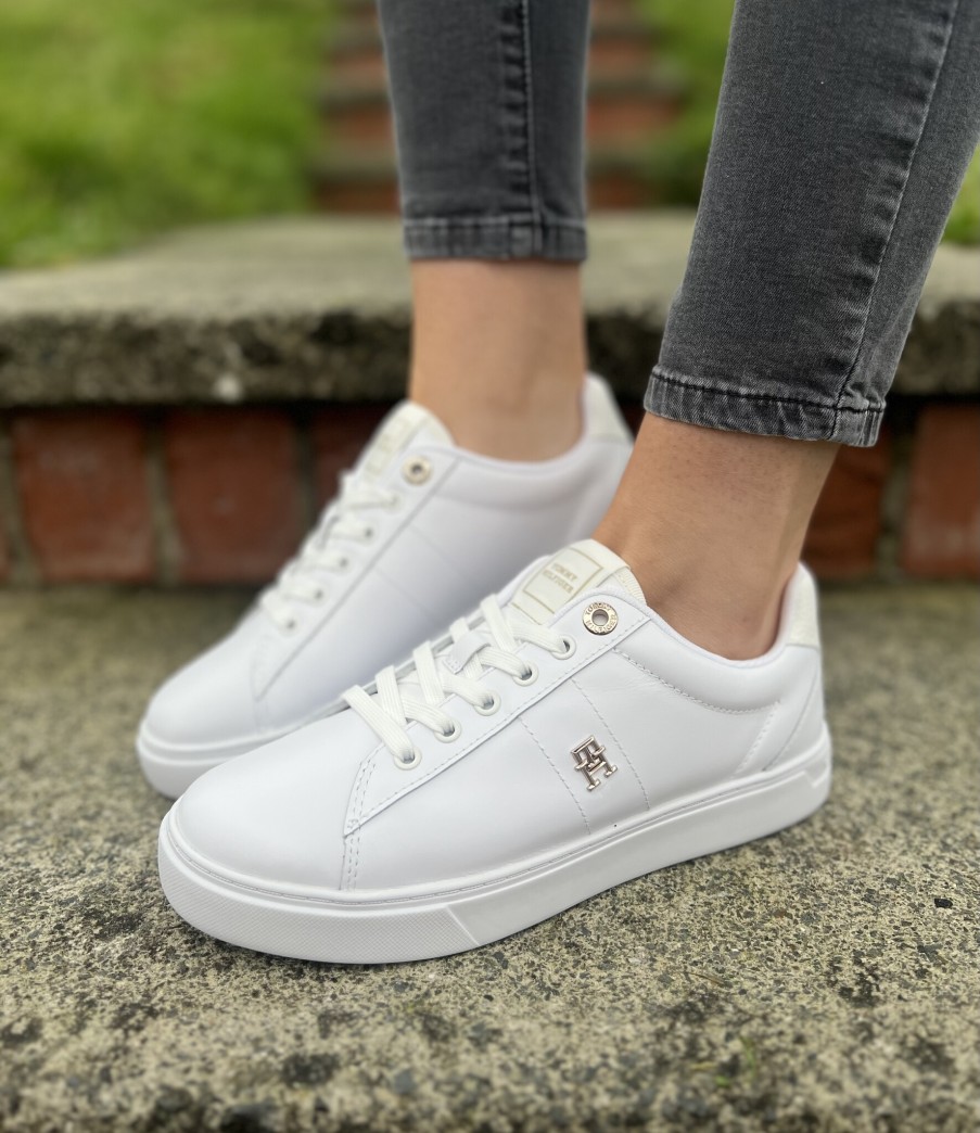 Ladies Tommy Hilfiger | Essential Elevated Court Sneaker