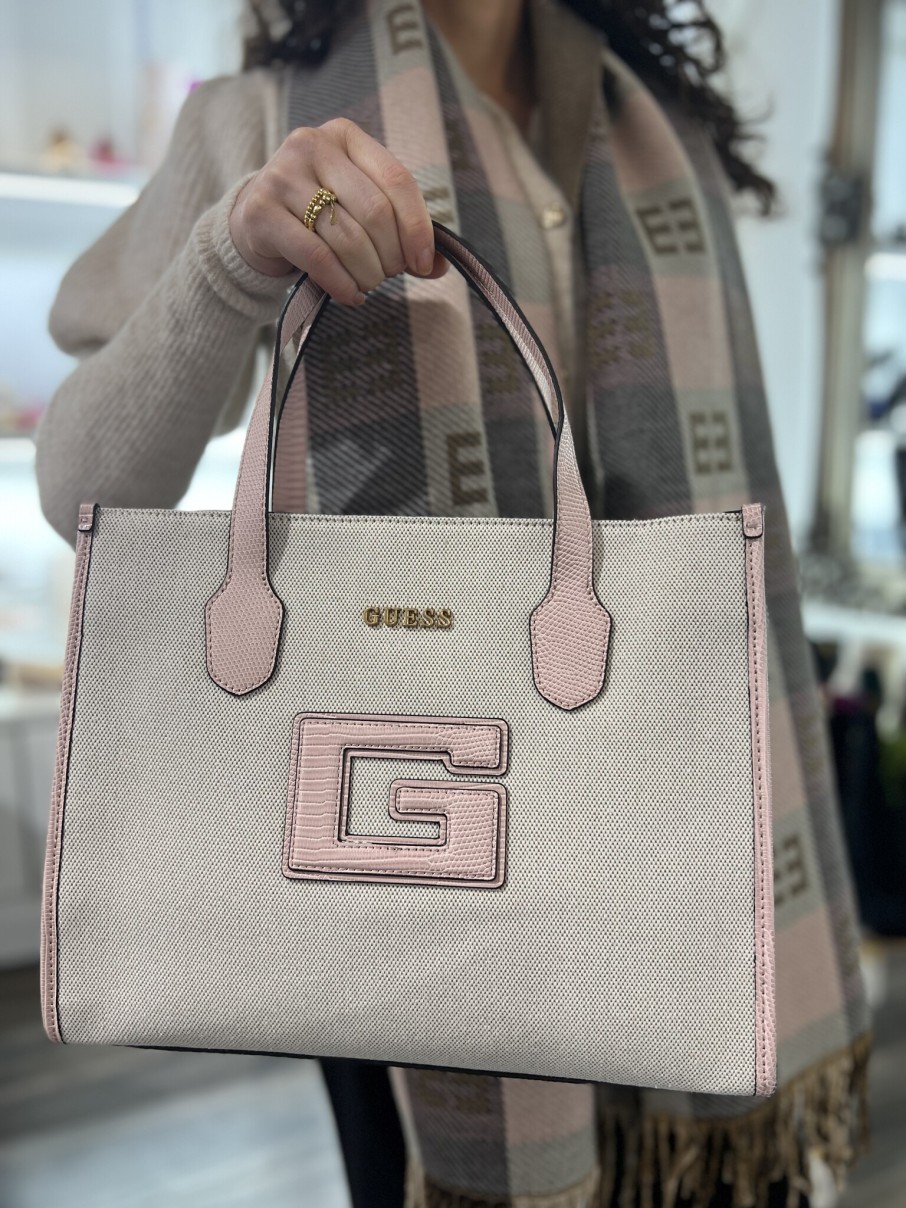 Accessories Guess Handbags | G Status 2 Compartment Tote