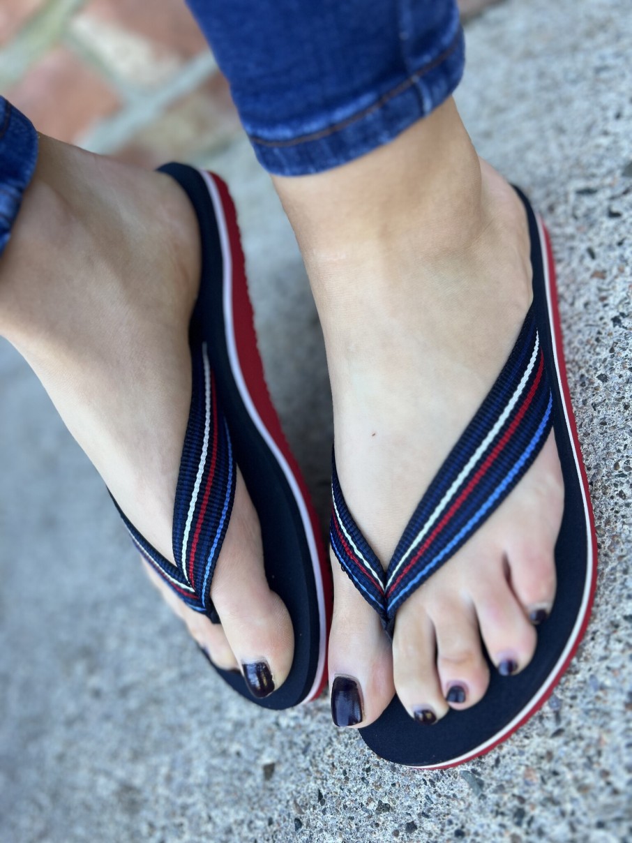 Ladies Tommy Hilfiger | Th Stripes Beach Sandal