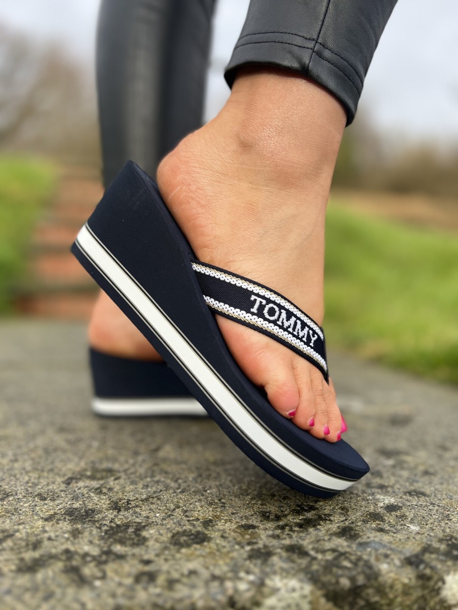 Ladies Tommy Hilfiger | Hilfiger Wedge Beach Sandal