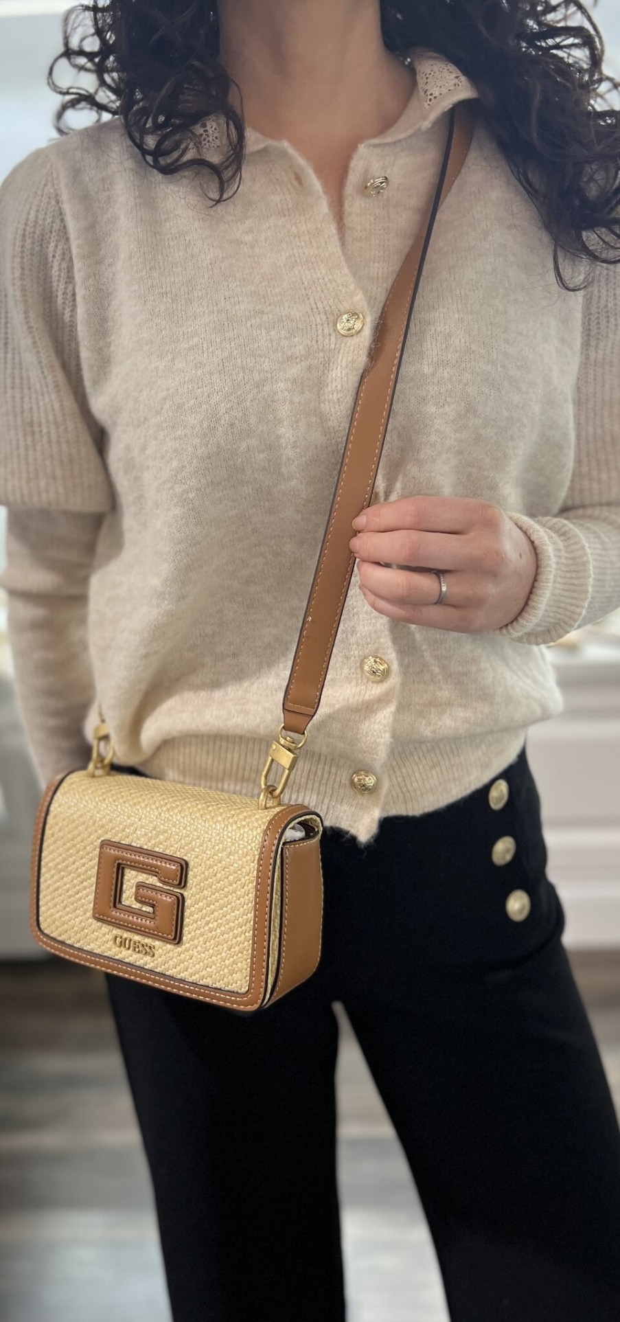 Accessories Guess Crossbody Bags | G Status Mini Xbody Flap