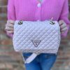 Accessories Guess Crossbody Bags | Rianee Quilt Convert Xbody Flap