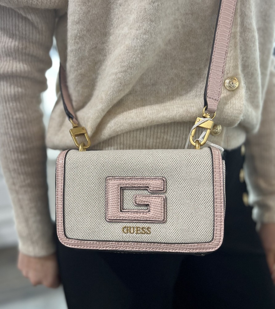 Accessories Guess Crossbody Bags | G Status Mini Xbody Flap